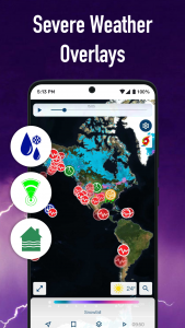 اسکرین شات 5 برنامه Weather Hi-Def Radar