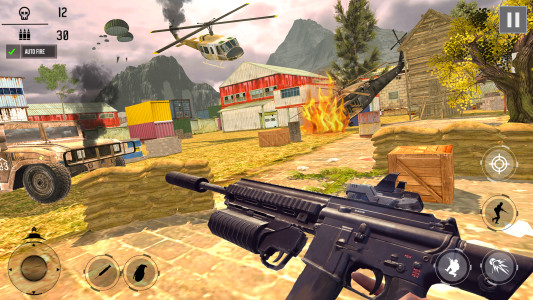 اسکرین شات 3 بازی Battleground Gun Fire Games 3D