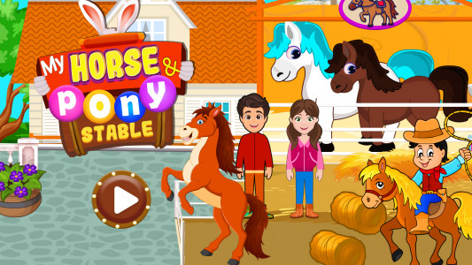 اسکرین شات 7 بازی My Pony Horse Stable Town Life