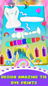 اسکرین شات 2 بازی Tie Dye Dress Design Art