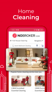 اسکرین شات 2 برنامه NoBroker Painting & Cleaning