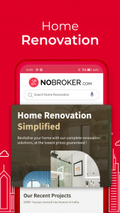 اسکرین شات 5 برنامه NoBroker Painting & Cleaning
