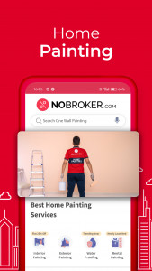 اسکرین شات 1 برنامه NoBroker Painting & Cleaning