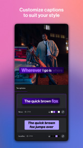 اسکرین شات برنامه Captions Lite 3