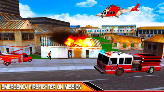 اسکرین شات بازی NewYork Rescue Firefighter Emergency truck sim2019 1
