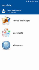 اسکرین شات 1 برنامه NokoPrint - Mobile Printing