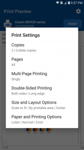 اسکرین شات برنامه NokoPrint - Mobile Printing 4