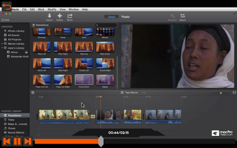 اسکرین شات برنامه Intro Course For iMovie 8