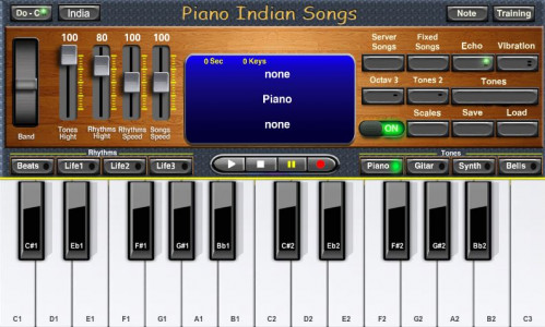 اسکرین شات 2 بازی Piano India Songs