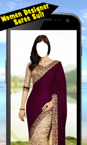 اسکرین شات برنامه Women Designer Saree Suit 1