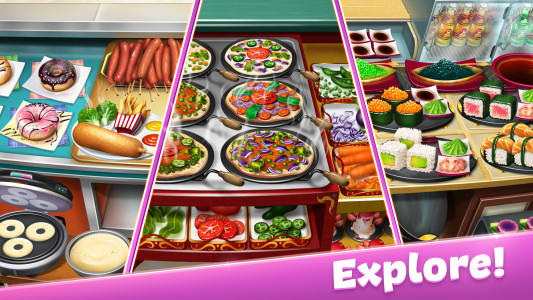 اسکرین شات 2 بازی Cooking Fever: Restaurant Game