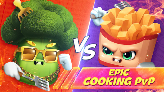اسکرین شات بازی Cooking Fever Duels: Food Wars 1