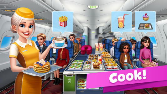 اسکرین شات 3 بازی Airplane Chefs - Cooking Game