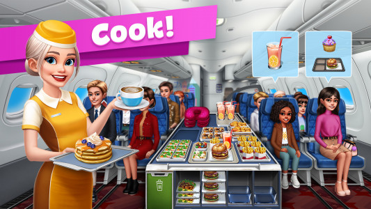 اسکرین شات بازی Airplane Chefs - Cooking Game 1