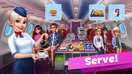 اسکرین شات 4 بازی Airplane Chefs - Cooking Game