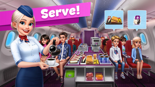 اسکرین شات بازی Airplane Chefs - Cooking Game 3