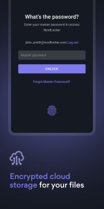 اسکرین شات 2 برنامه NordLocker Cloud Storage Space