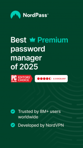 اسکرین شات 1 برنامه NordPass® Password Manager