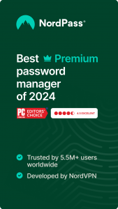 اسکرین شات برنامه NordPass® Password Manager 1