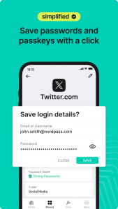 اسکرین شات برنامه NordPass® Password Manager 3