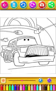 اسکرین شات برنامه Coloring Cars McQueen 3
