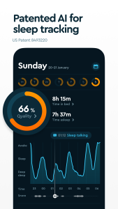 اسکرین شات 2 برنامه Sleep Cycle: Sleep Tracker
