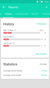 اسکرین شات برنامه Period Tracker - My Calendar 8
