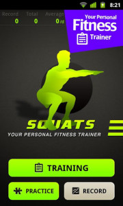 اسکرین شات برنامه Squats Workout 1