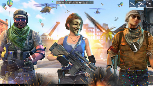 اسکرین شات برنامه 3D Squad Battleground Fire TPS 1
