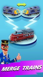 اسکرین شات 1 بازی Train Merger Idle Train Tycoon