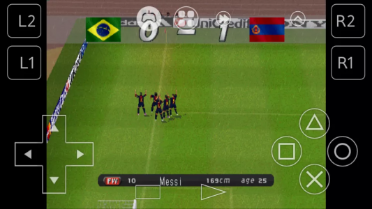 اسکرین شات بازی شبیه ساز فوتبال PES 2013 پلی استیشن 1 5
