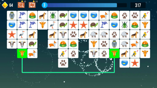 اسکرین شات 1 بازی Pet Connect: Tile Puzzle Match