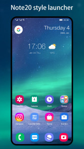 اسکرین شات برنامه Cool Note20 Launcher Galaxy UI 1