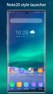 اسکرین شات برنامه Cool Note20 Launcher Galaxy UI 2