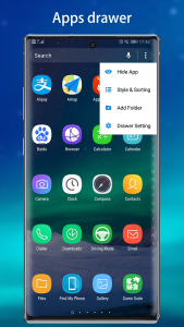 اسکرین شات برنامه Cool Note20 Launcher Galaxy UI 3