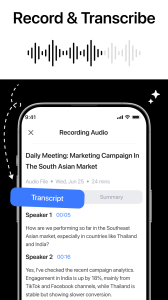 اسکرین شات 2 برنامه iNotebook: Ai Note Taker