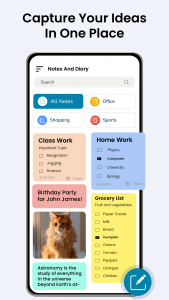 اسکرین شات 1 برنامه Notes Notepad - Reminder App