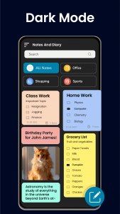 اسکرین شات 7 برنامه Notes Notepad - Reminder App