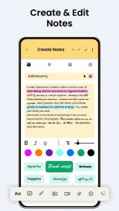 اسکرین شات 2 برنامه Notes Notepad - Reminder App
