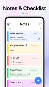 اسکرین شات برنامه Notes - Checklists & Notepad 5