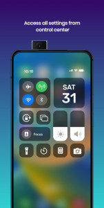 اسکرین شات 1 برنامه iPhone Control Center iOS 16