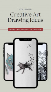 اسکرین شات برنامه Creative Art Drawing Ideas 1
