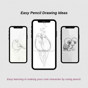 اسکرین شات برنامه Easy Pencil Drawing Ideas 8