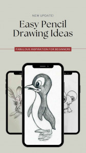 اسکرین شات برنامه Easy Pencil Drawing Ideas 1
