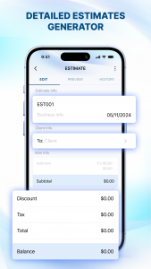 اسکرین شات 5 برنامه Invoice Maker: Money CalcTool
