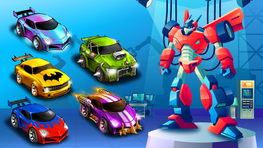 اسکرین شات بازی Robot Merge Master: Car Games 6