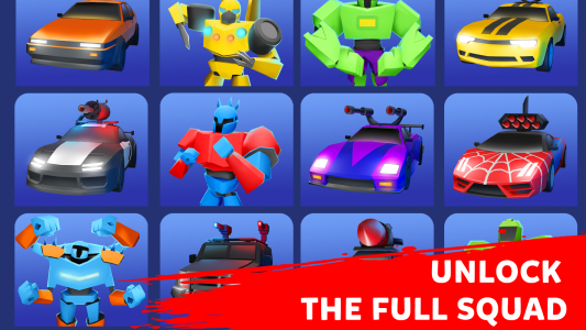 اسکرین شات 5 بازی Robot Merge Master: Car Games