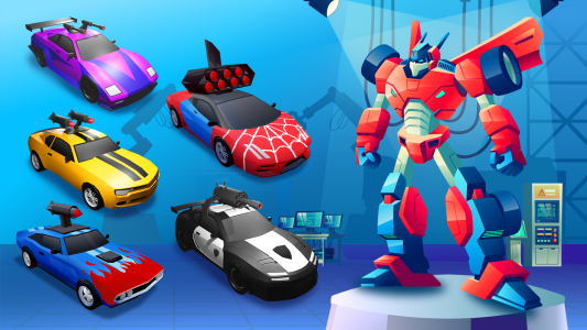 اسکرین شات بازی Robot Merge Master: Car Games 6
