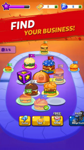 اسکرین شات بازی Merge Burger: Tycoon Merger 3