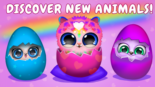 اسکرین شات 2 بازی Merge Fluffy Animals: Egg pets